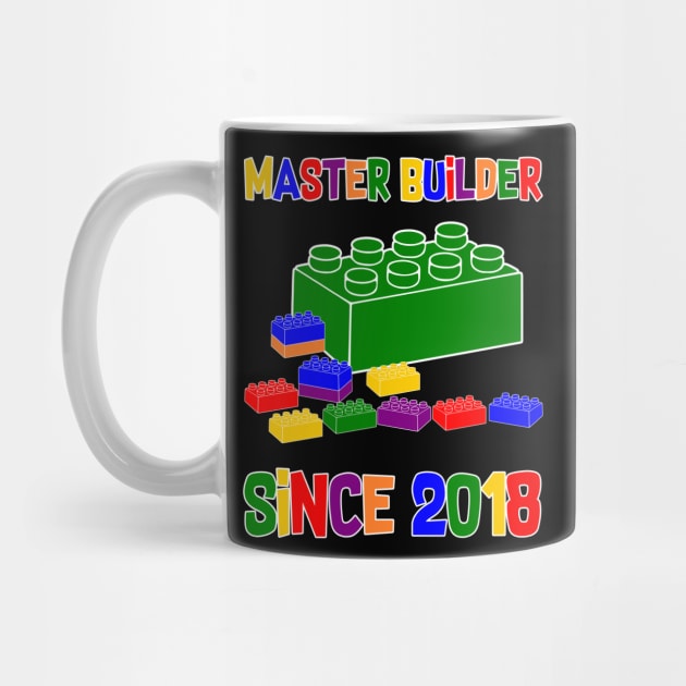 Master Builder Tee Block Building Gift Funny Building Brick Building Blocks Birthday Tee Retro Vintage Builder by inksplashcreations